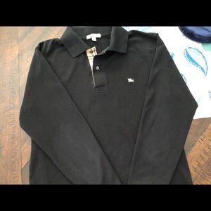 Men’s XS Burberry long sleeve polo. Worn only once